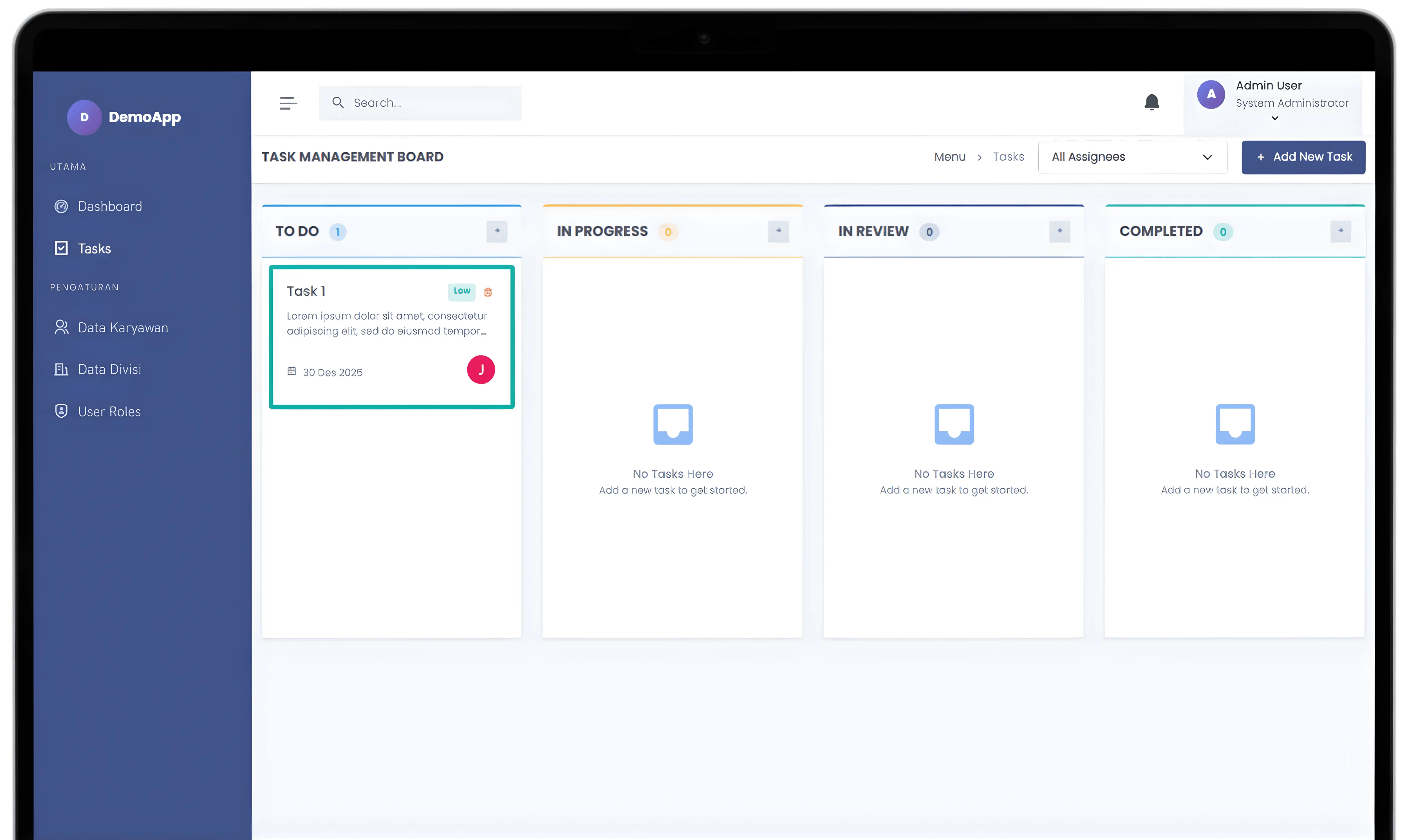 Kanban Task Management System